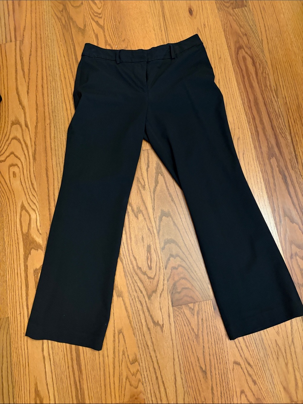 LOFT Black Straight-Leg Dress Pants